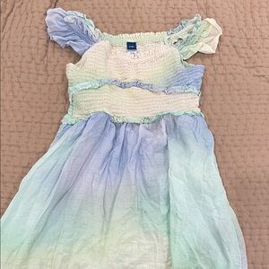 Old Navy Pastel Ombre Sundress - Blue, Green, White